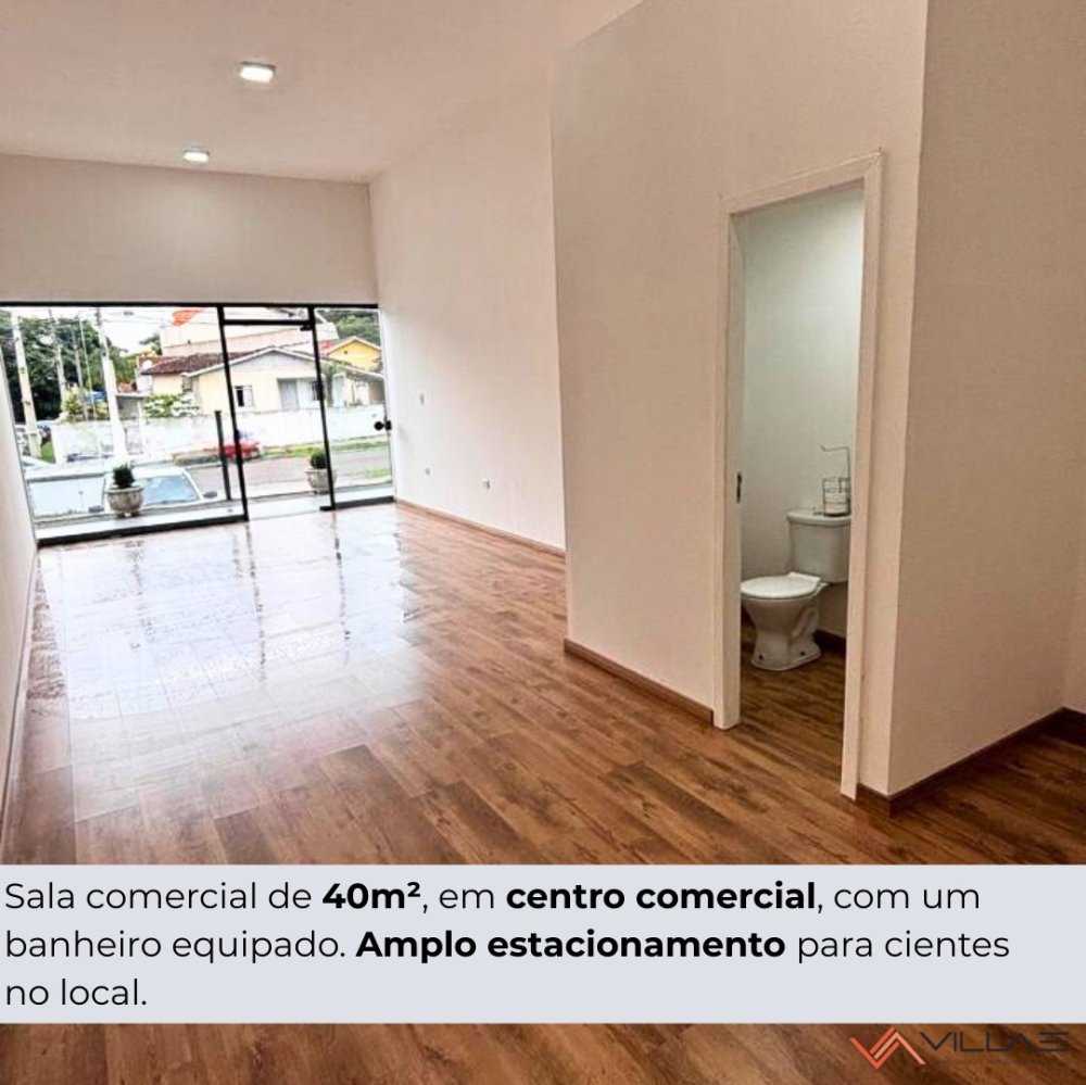 Sala Comercial - Aluguel - Santa Felicidade - Curitiba - PR
