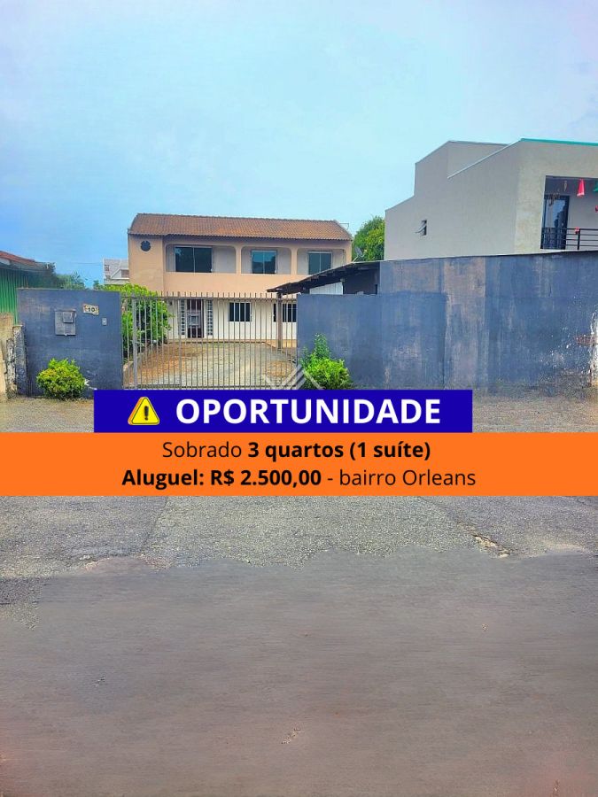 Sobrado - Aluguel - Orleans - Curitiba - PR